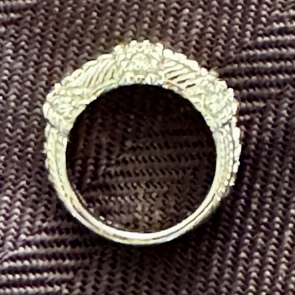 Judith Ripka Sterling .925 Stunning Ring Size 6 womens New - Picture 4 of 10